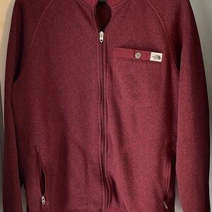 The North Face Gordon Lyons Full Zip Cordovan Heather Jacket Men Large